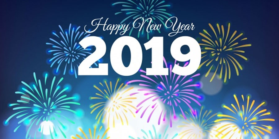New Year 2019 Background Free