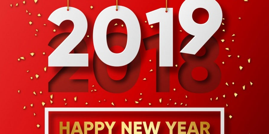Modern New Year Composition with Elegant Style