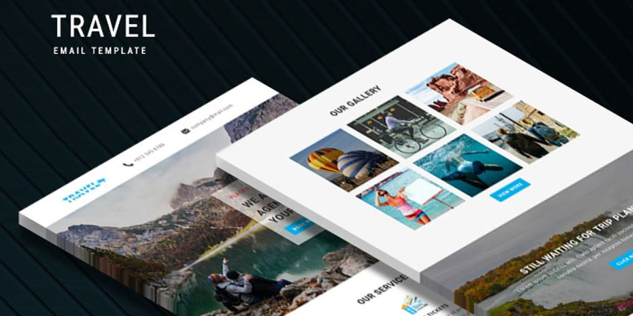 Travel - Responsive Email Newsletter Template
