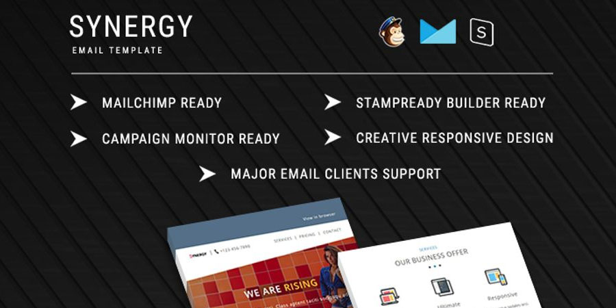 SYNERGY - Responsive Newsletter Template