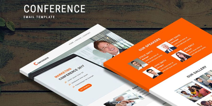 Conference - Responsive Newsletter Template