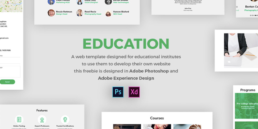 adobe xd template free download