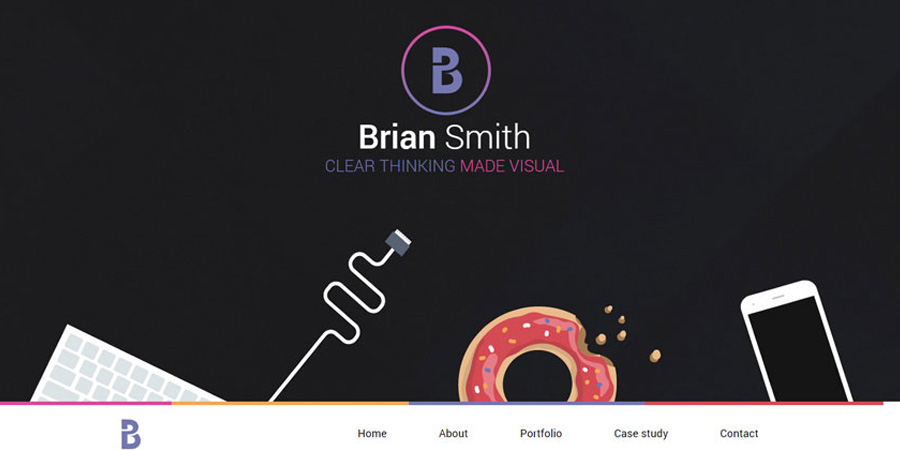 Brian a Onepage Portfolio