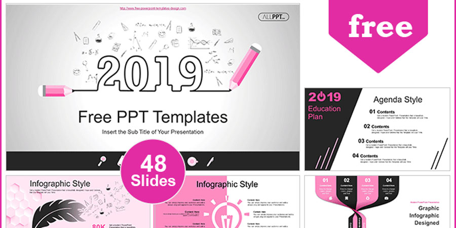 2019 Education Plan PowerPoint Templates