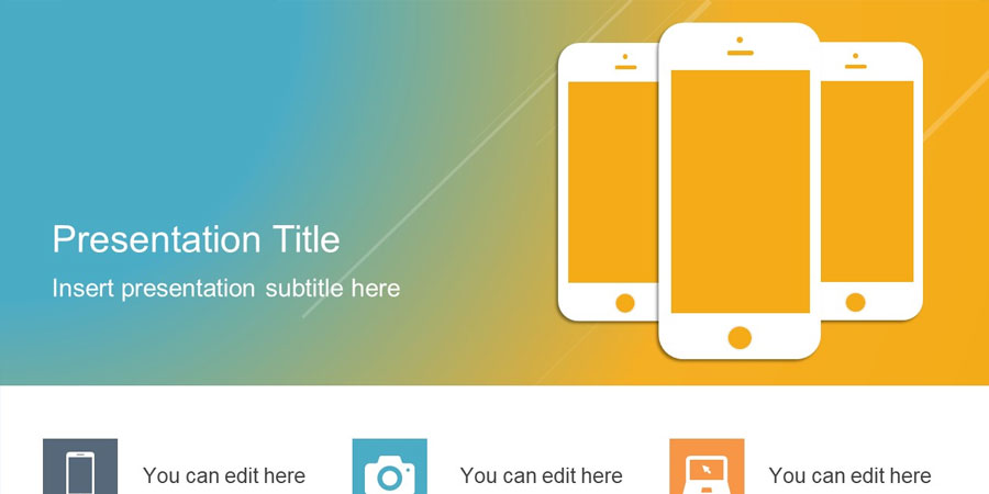 Free Product Showcase PowerPoint Template