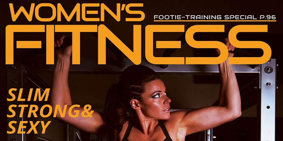 Free Women's Fitness Magazine Cover Template