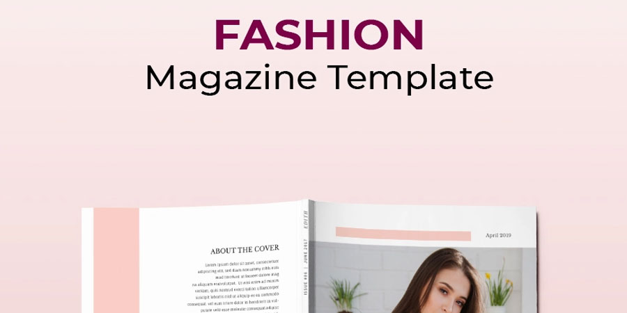 Free Fashion Magazine Template