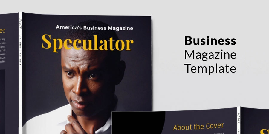 Free Business Magazine Template