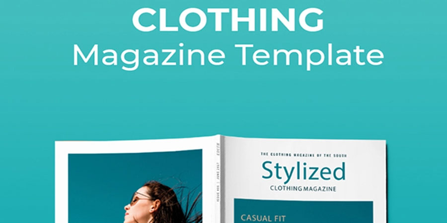 Free Clothing Magazine Template