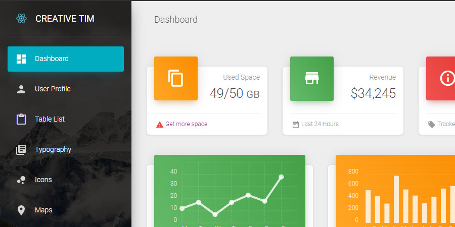 Material Dashboard React