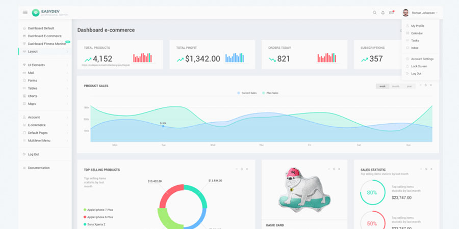 EasyDev React Redux BS4 Admin Template