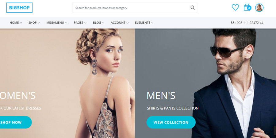 Bigshop - Responsive E-commerce Template