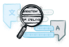 Illustration of artificial intelligence-related symbols