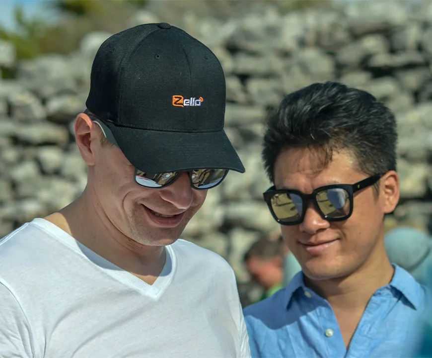 Two men in sunglasses