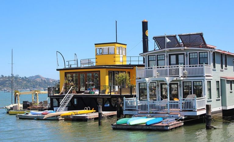 Things to do in Sausalito at Sausalito’s Houseboats