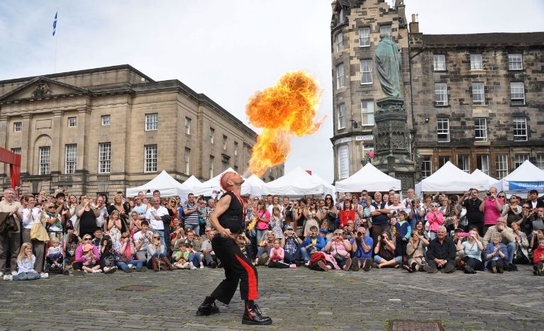 Festivities in Edinburgh