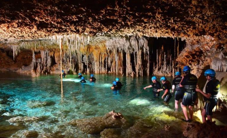 Things to Do in Playa Del Carmen at Rio Secreto's Cave