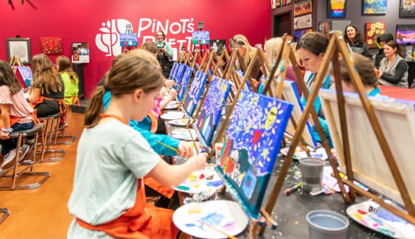 things to do in Katy TX at Pinot’s Palette