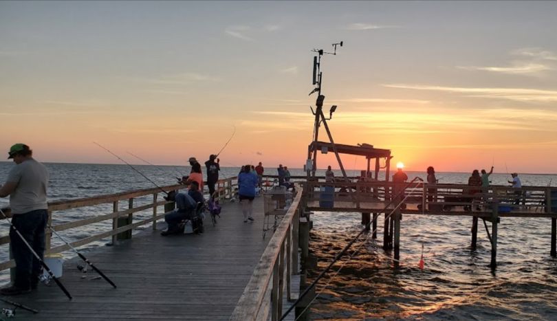 Fishing at the Cedar Point