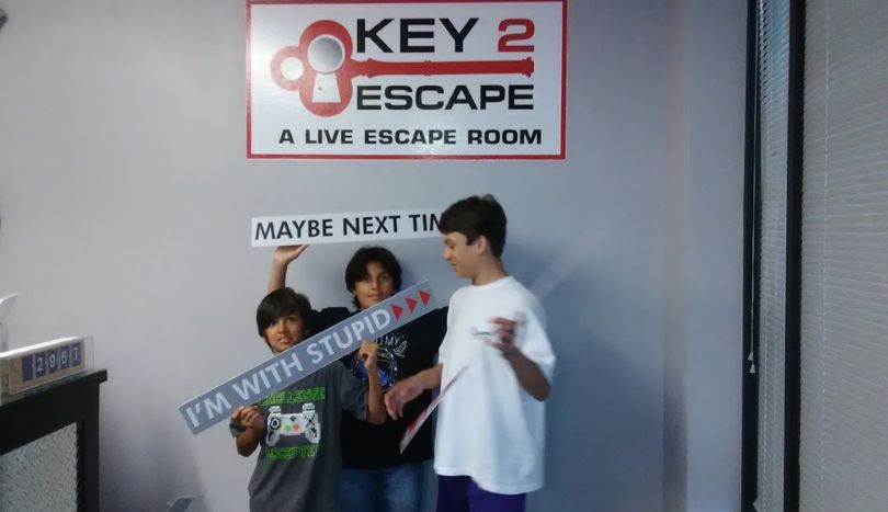 three Children's playing at Key2Escape (Escape Rooms)