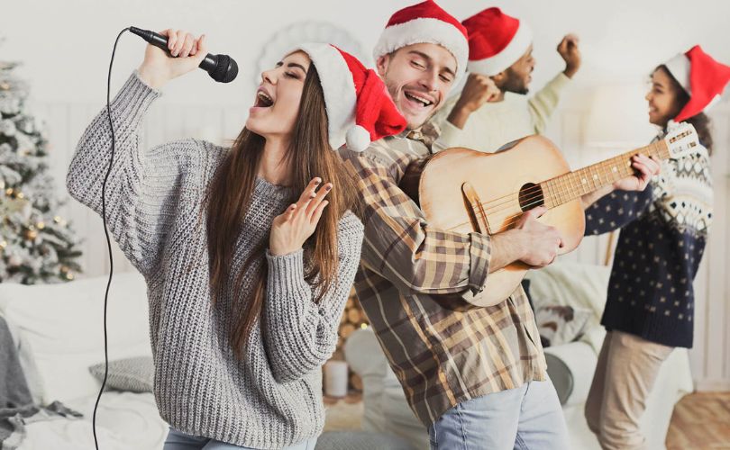 Things to Do on Christmas Day, Christmas Karaoke Party