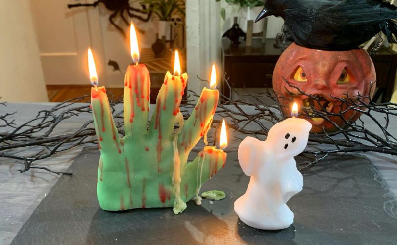 Turn on the Halloween Candles