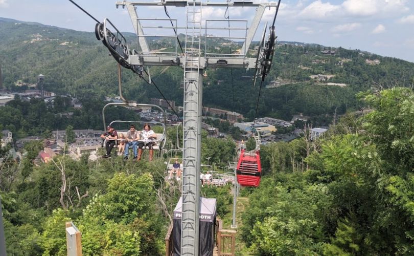 Slide Down the Mountain Slope from Anakeesta