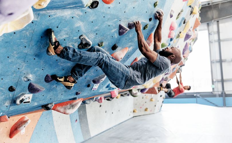 Quick Climb at Ober Rock Wall