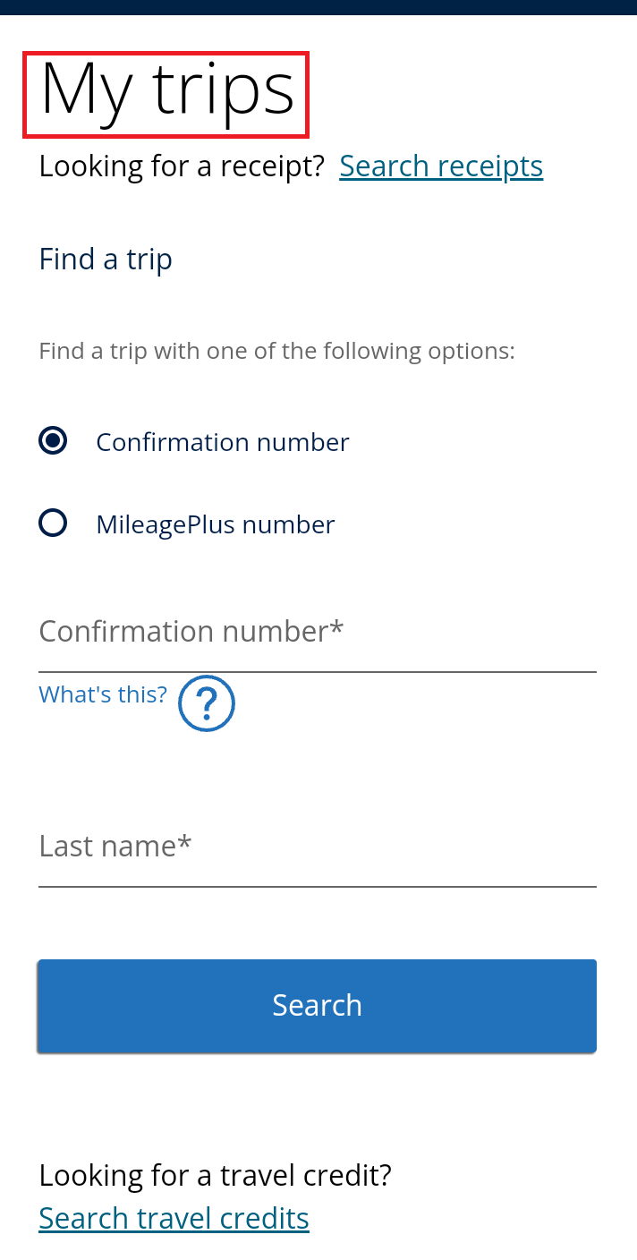 united express reservation confirmation