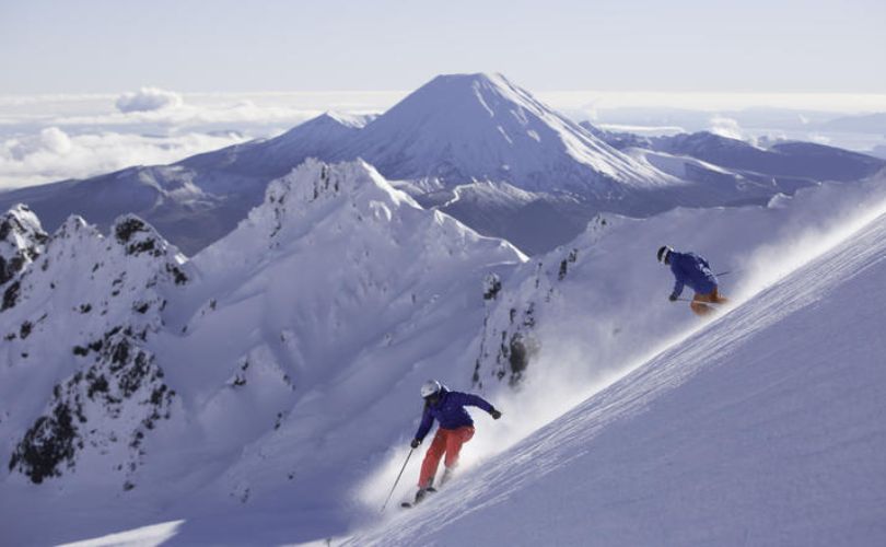 Ruapehu and Taranaki are the main ski slopes in the North Island