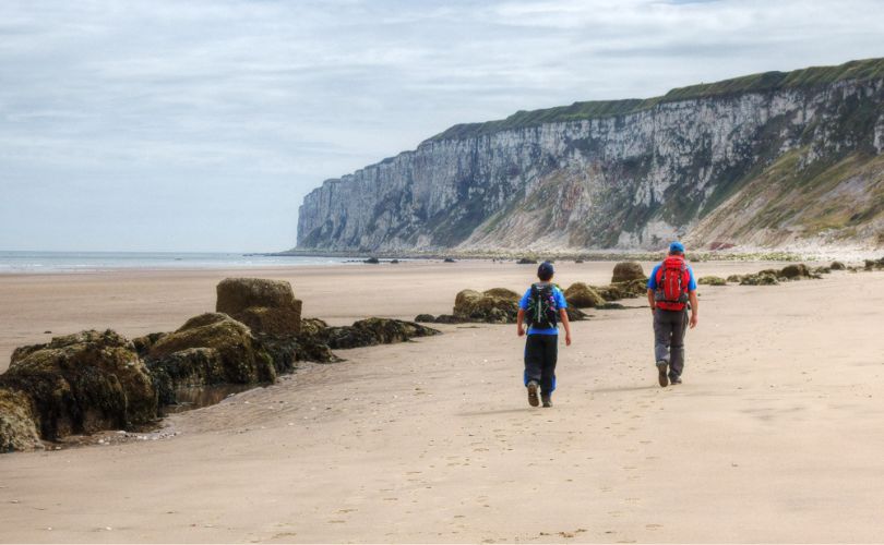 Walk at Speeton Cliff