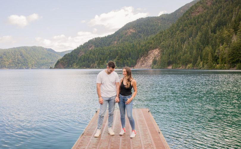 Romantic Sailing at Lake Crescent