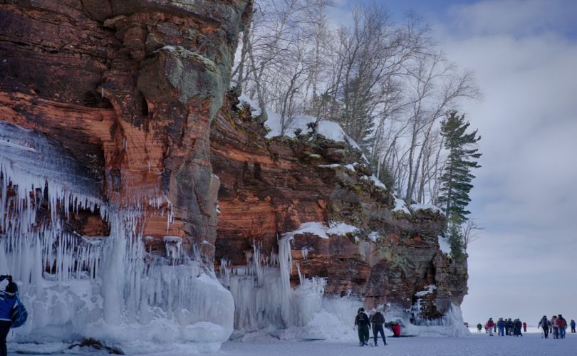 Explore the Apostle Islands National Lakeshore Ice Caves