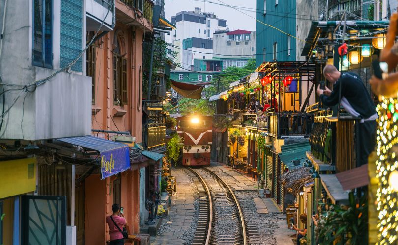 Train Street in Hanoi