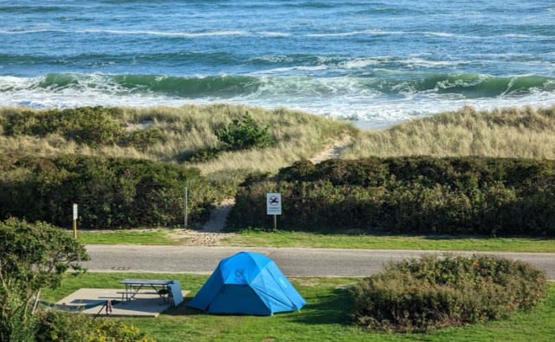 Camp at Hither Hills State Park