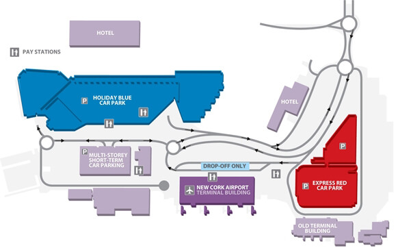 Cork Airport Map 