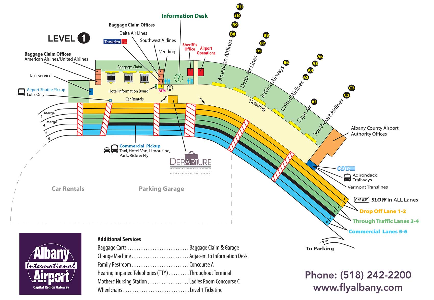 What Terminal is United at Albany? ALB Airport +18557451194