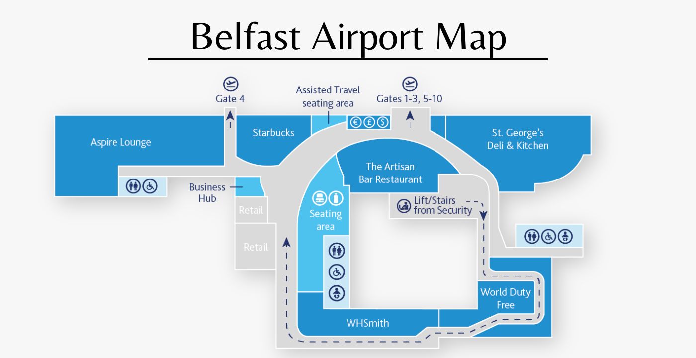 AirPolicyGuide-belfast international airport map