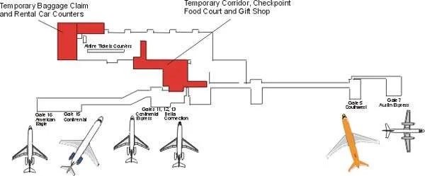 Corpus Christi Airport Map