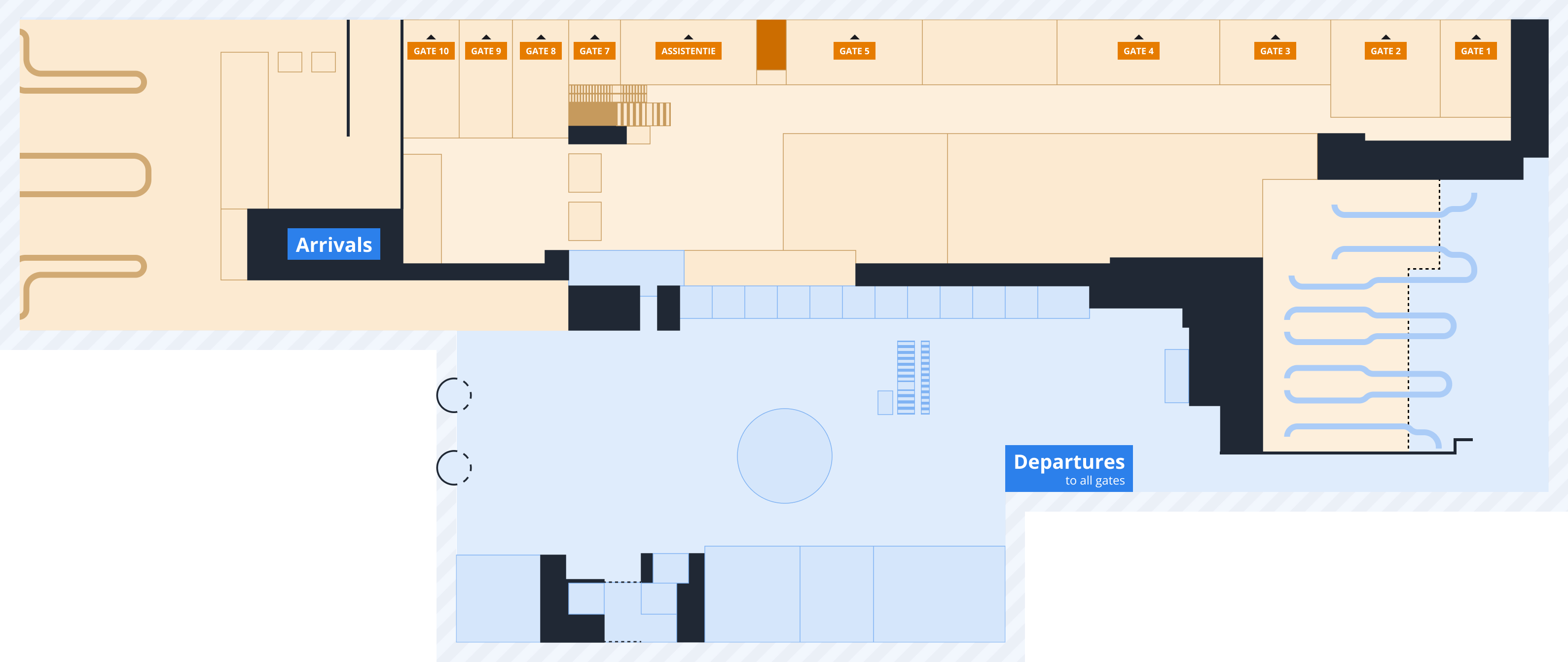 airport map of Eindhoven