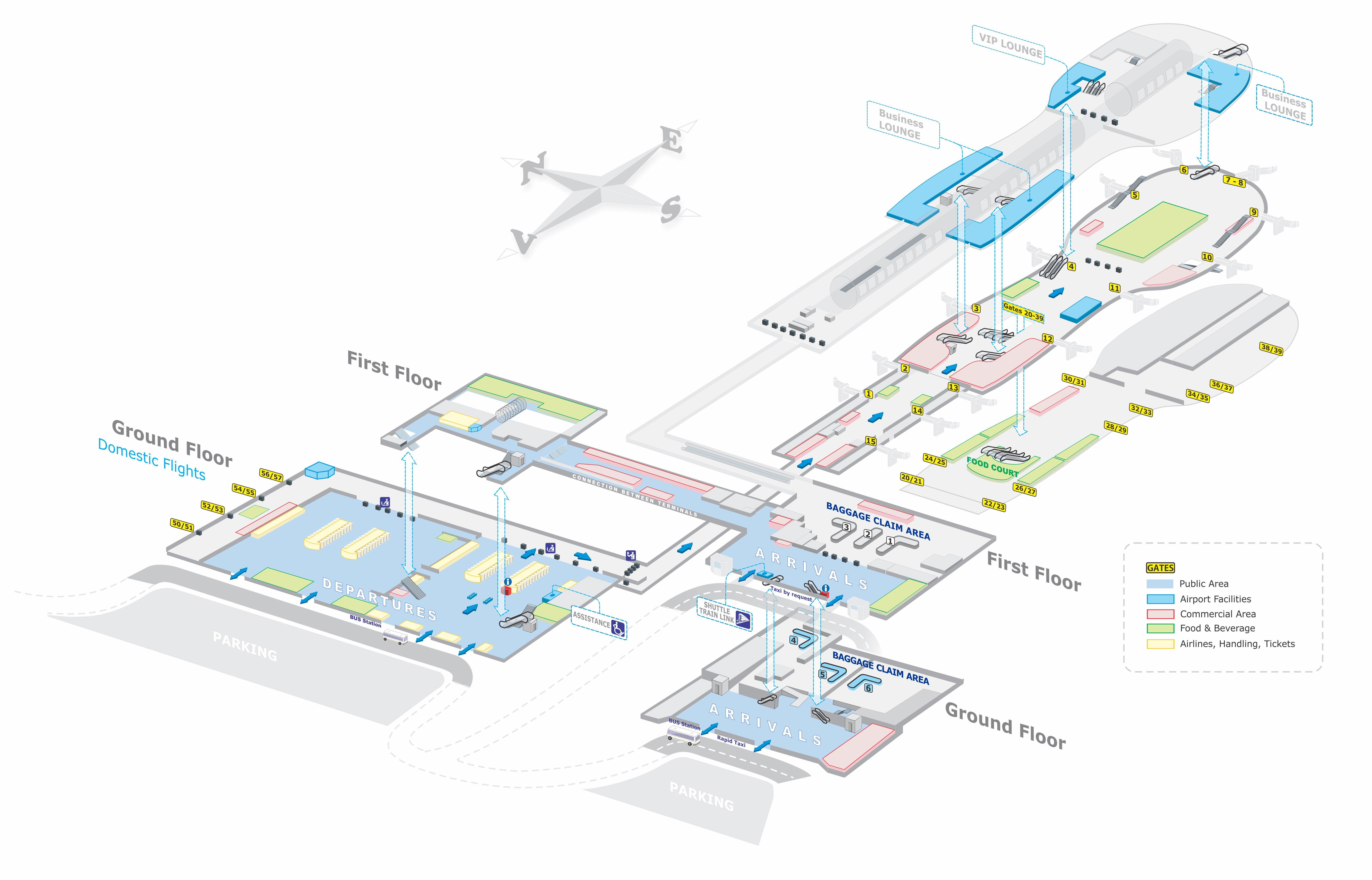 Bucharest Airport Map