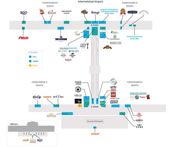 What Terminal Is Sun Country At MCI Airport 1 855 745 1194   Sun Country MCI Terminal Map Qlopl1 