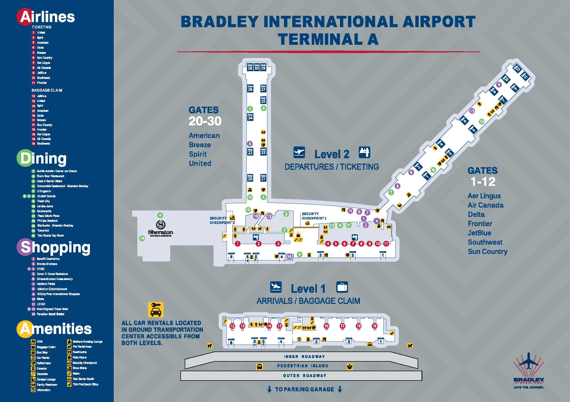 What Terminal is Sun Country at Bradley? BDL Airport +18557451194