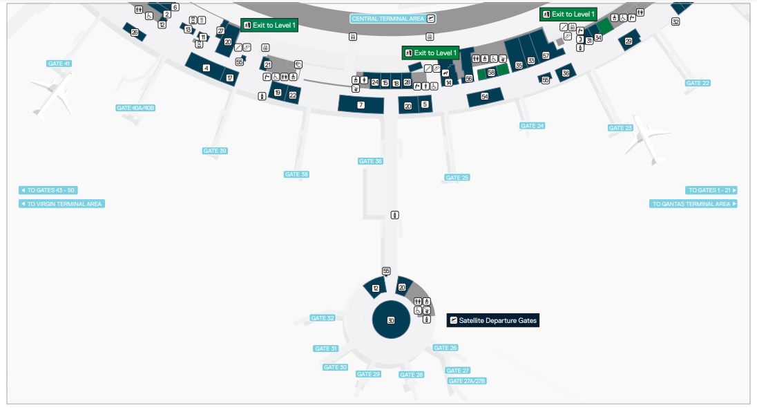 Brisbane-Airport-Domestic-Terminal-Map-Level-2-Central-Area