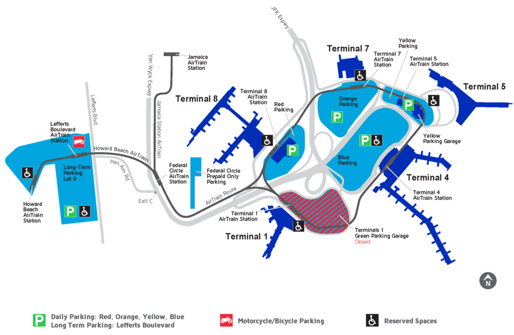 JFK Alaska Terminal Map