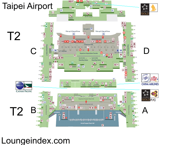 Singapore TPE Terminal Map