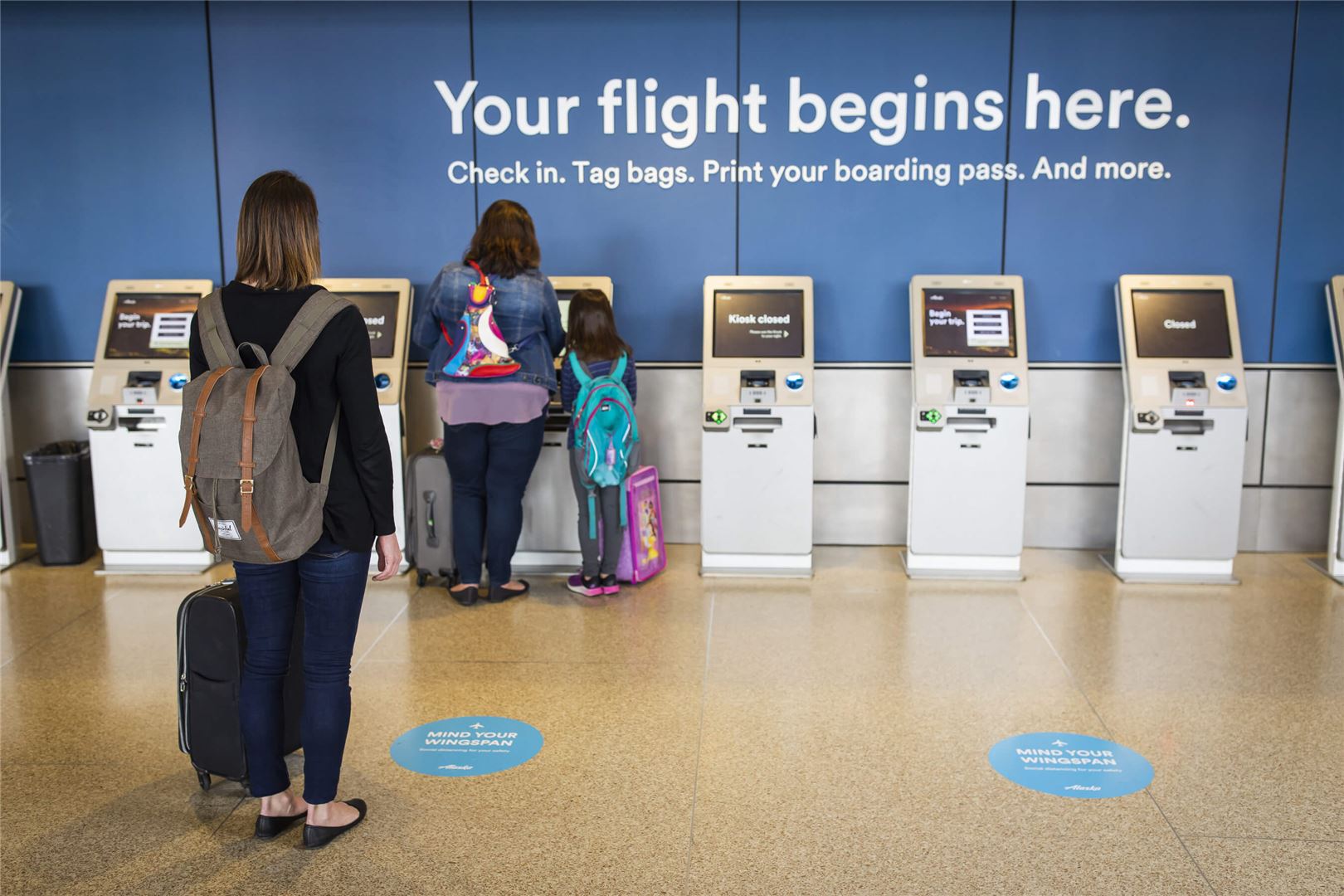 alaska check in flight