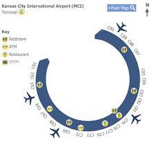 Allegiant MCI Terminal Map