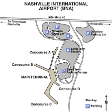 Allegiant BNA Terminal Map