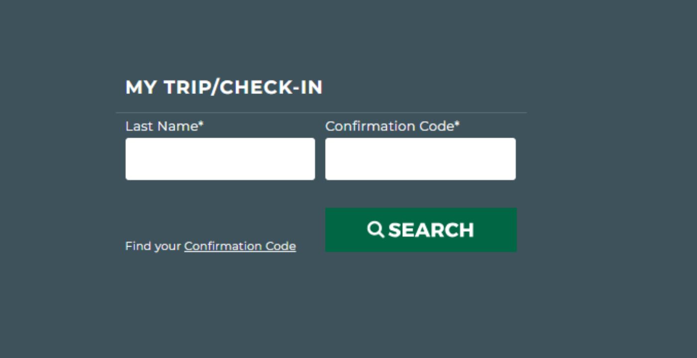 Frontier Online Check-In